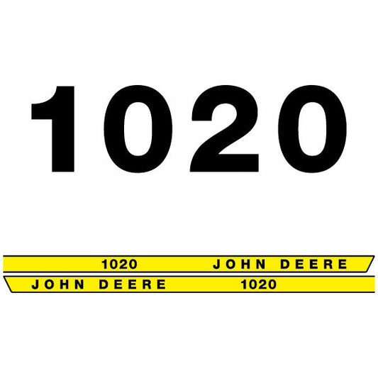 John Deere 1020 tractor decal aufkleber adesivo sticker set replacement decal set