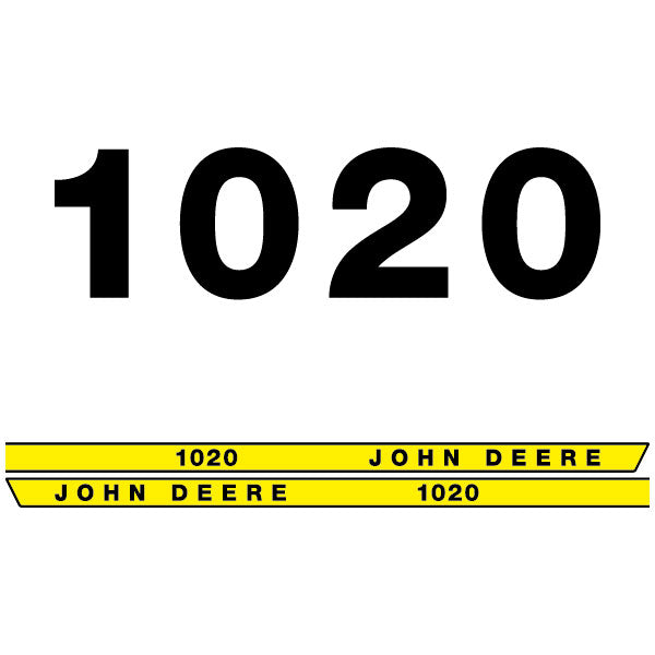 John Deere 1020 tractor decal aufkleber adesivo sticker set replacement decal set