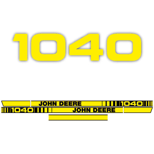 John Deere 1040 Tractor Decal (Sticker) Set replacement decal set