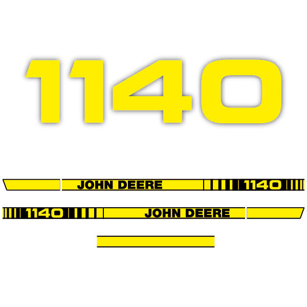 John Deere 1140 Tractor Decal (Sticker) Set replacement decal set