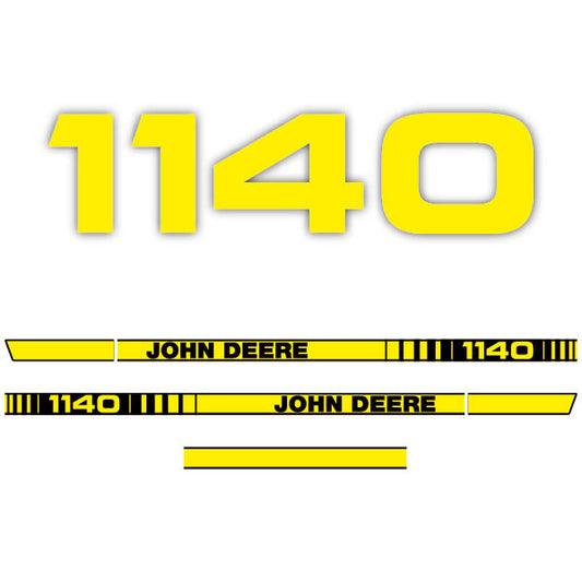 John Deere 1140 Tractor Decal (Sticker) Set replacement decal set