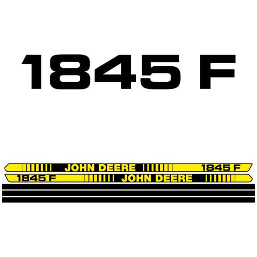 John Deere 1845 F Tractor Decal (Sticker) Set replacement decal set