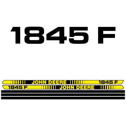 John Deere 1845 F Tractor Decal (Sticker) Set replacement decal set