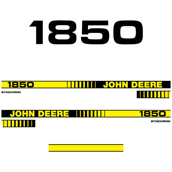 John Deere 1850 Tractor Decal (Sticker) Set replacement decal set