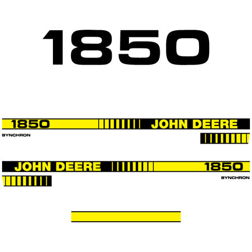 John Deere 1850 Tractor Decal (Sticker) Set replacement decal set