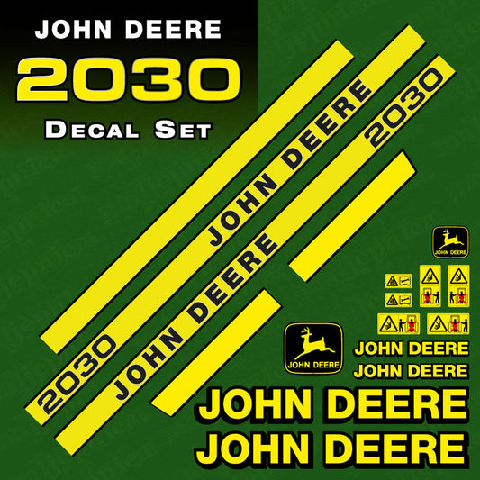 John Deere 2030 tractor decal aufkleber adesivo sticker set replacement decal set