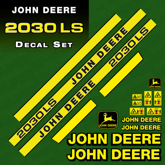 John Deere 2030 LS tractor decal aufkleber adesivo sticker set replacement decal set