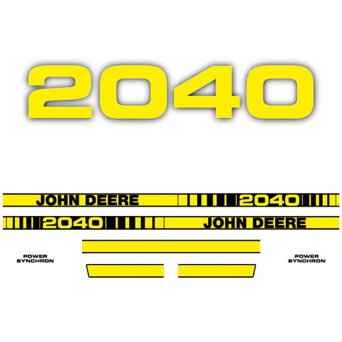 John Deere 2040 tractor decal aufkleber adesivo sticker set replacement decal set