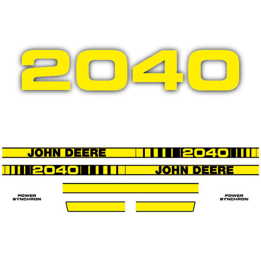 John Deere 2040 tractor decal aufkleber adesivo sticker set replacement decal set