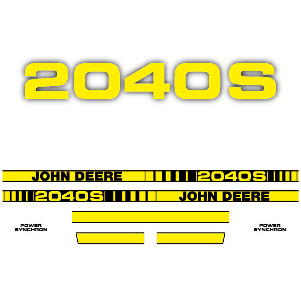 John Deere 2040 S tractor decal aufkleber adesivo sticker set replacement decal set