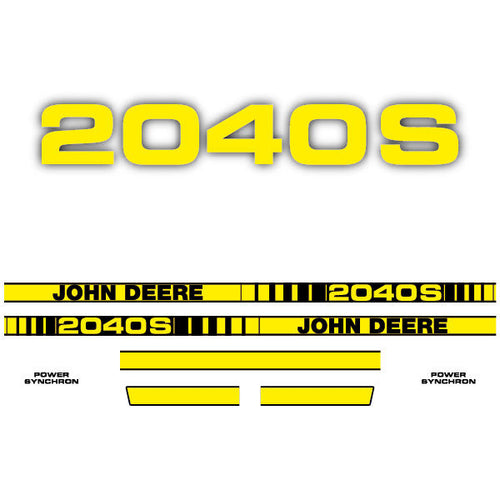 John Deere 2040 S tractor decal aufkleber adesivo sticker set replacement decal set