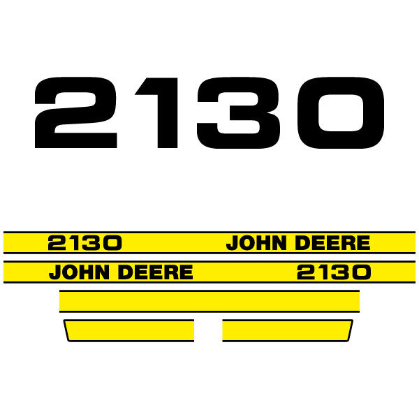John Deere 2130 tractor decal aufkleber adesivo sticker set replacement decal set