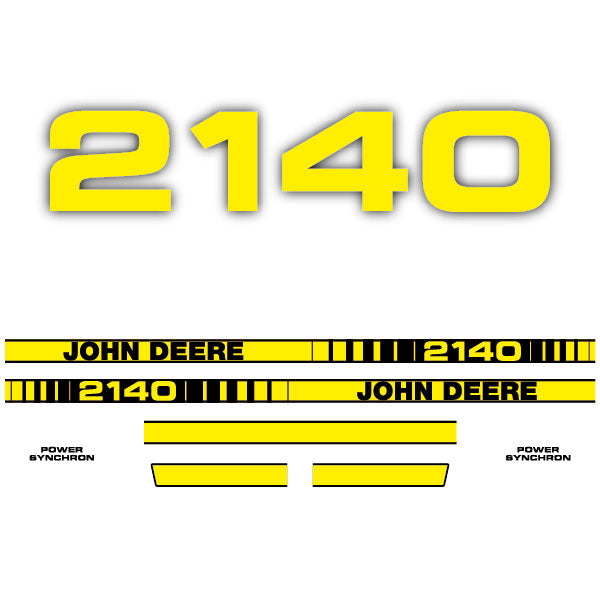 John Deere 2140 tractor decal aufkleber adesivo sticker set replacement decal set