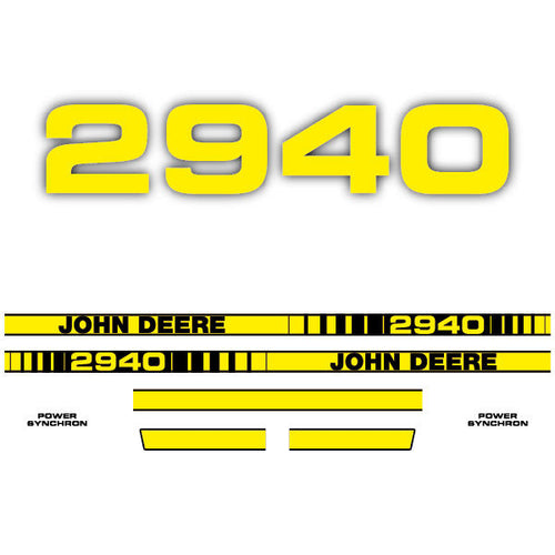 John Deere 2940 tractor decal aufkleber adesivo sticker set replacement decal set