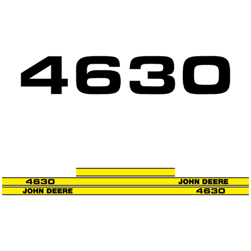 John Deere 4630 tractor decal adesivo aufkleber adesivo sticker set replacement decal set
