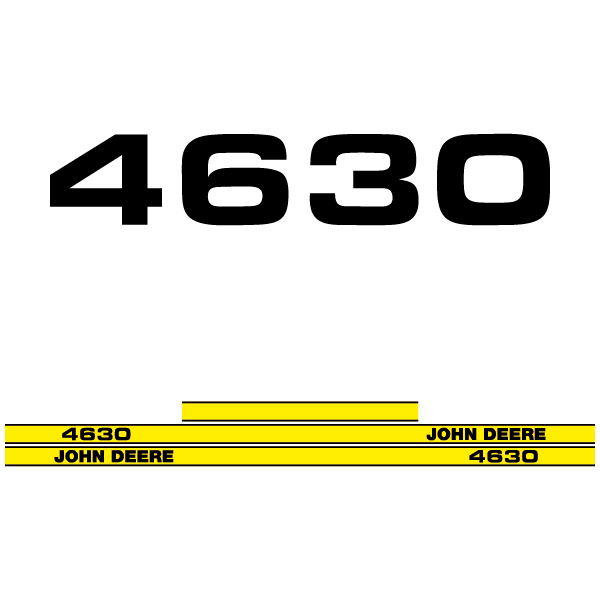 John Deere 4630 tractor decal adesivo aufkleber adesivo sticker set replacement decal set