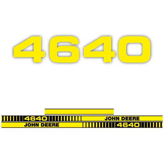John Deere 4640 tractor decal aufkleber adesivo sticker set replacement decal set