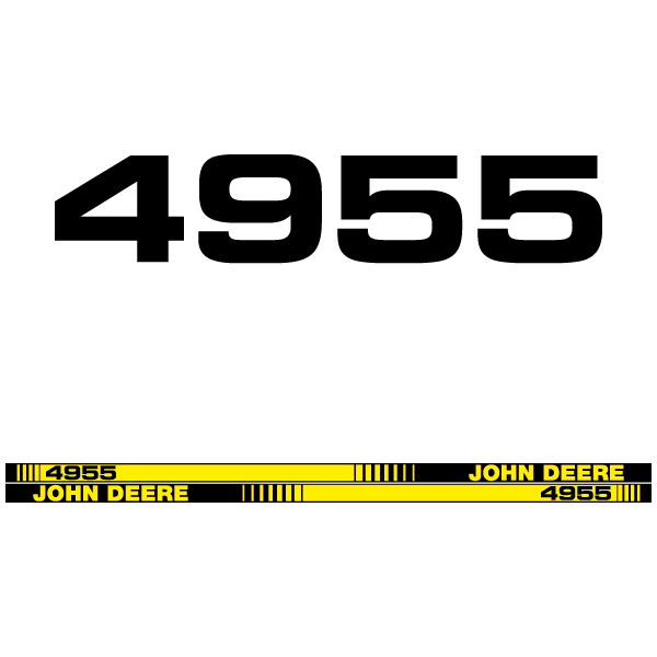 John Deere 4955 tractor decal aufkleber adesivo sticker set replacement decal set