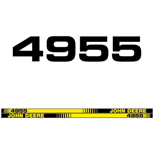 John Deere 4955 tractor decal aufkleber adesivo sticker set replacement decal set