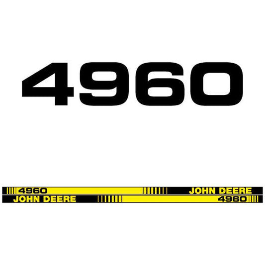 John Deere 4960 tractor decal aufkleber adesivo sticker set replacement decal set