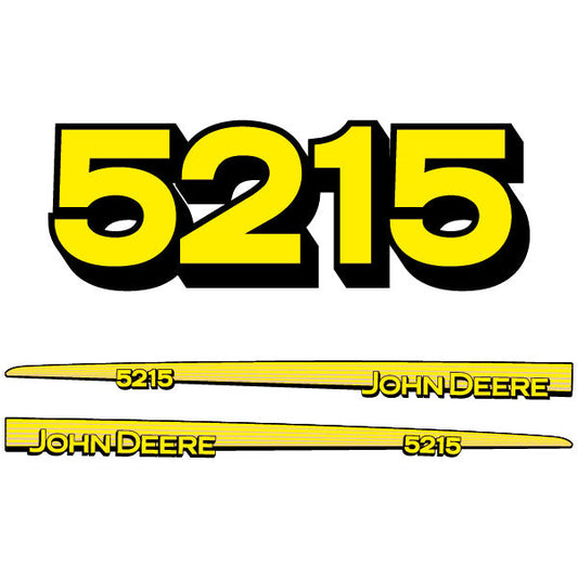 John Deere 5215 Tractor Decal (Sticker) Set replacement decal set