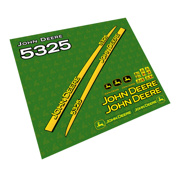 John Deere 5325 Tractor Decal (Sticker) Set replacement decal set