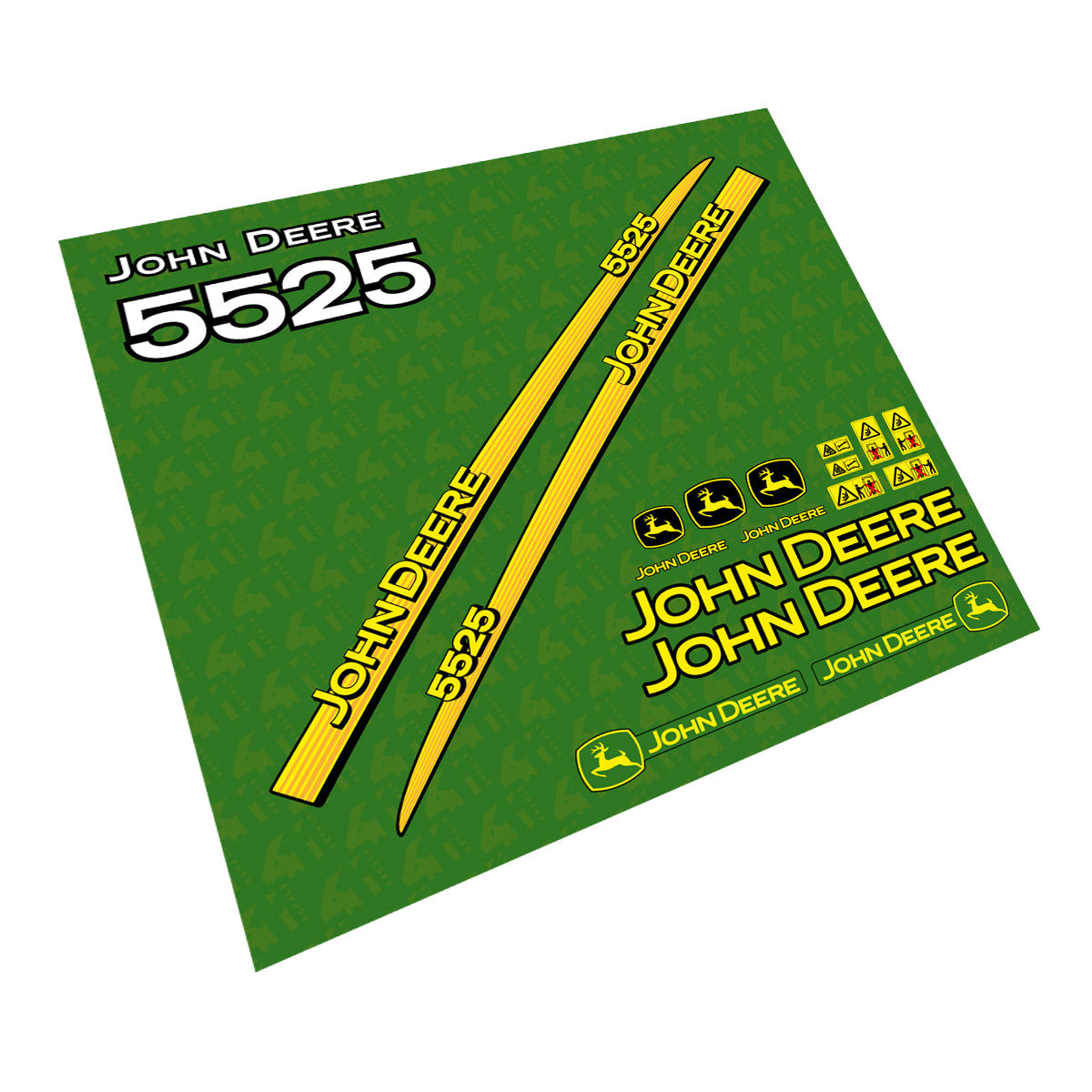 John Deere 5525 Tractor Decal (Sticker) Set replacement decal set
