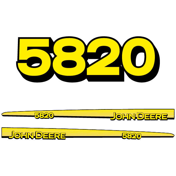 John Deere 5820 tractor decal aufkleber adesivo sticker set replacement decal set