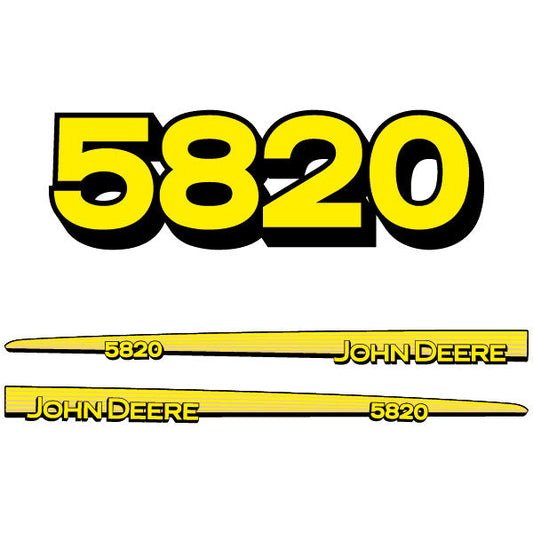 John Deere 5820 tractor decal aufkleber adesivo sticker set replacement decal set