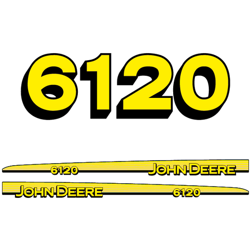 John Deere 6120 tractor decal aufkleber adesivo sticker set replacement decal set