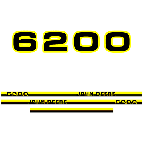 John Deere 6200 tractor decal adesivo aufkleber sticker set replacement decal set