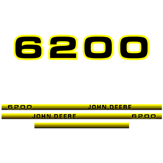 John Deere 6200 tractor decal adesivo aufkleber sticker set replacement decal set