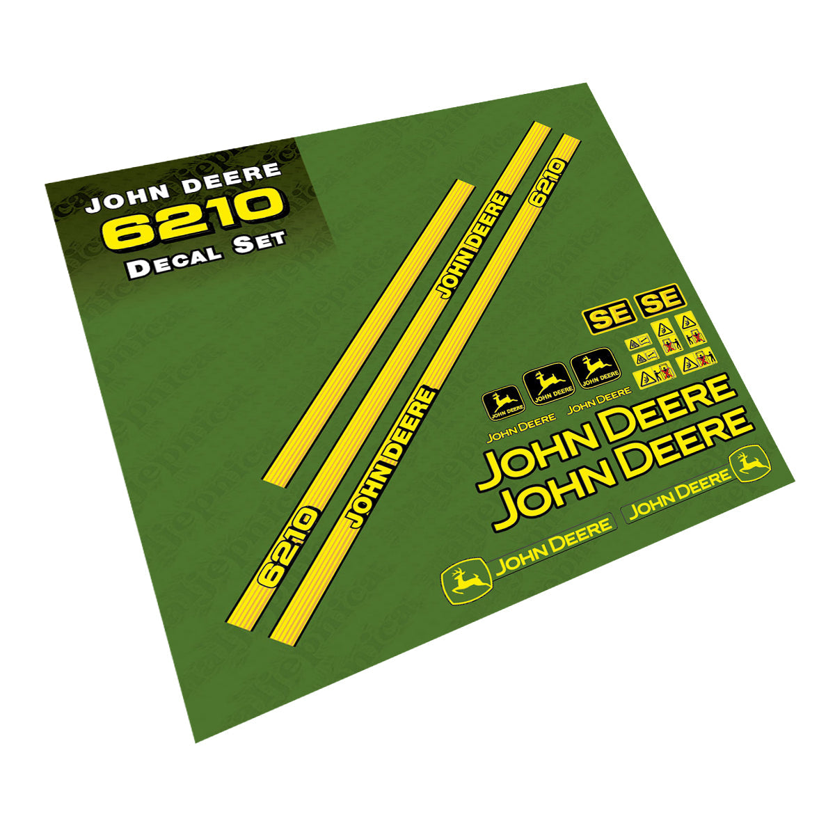 John Deere 6210 tractor decal aufkleber adesivo sticker set replacement decal set