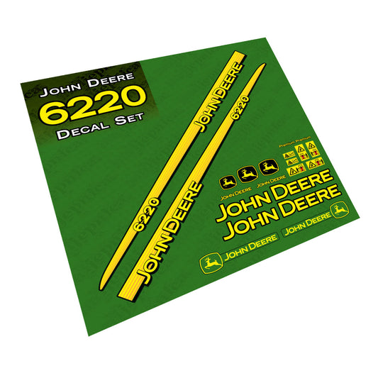 John Deere 6220 tractor decal aufkleber adesivo sticker set replacement decal set