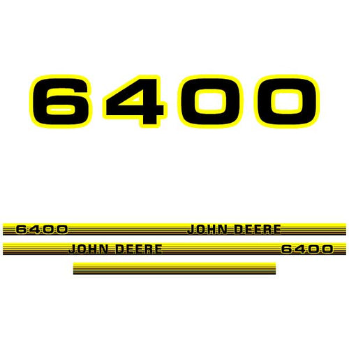John Deere 6400 tractor decal adesivo aufkleber sticker set replacement decal set