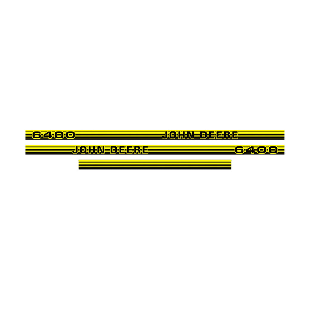 John Deere 6400 Tractor Decal (Sticker) Set replacement decal set