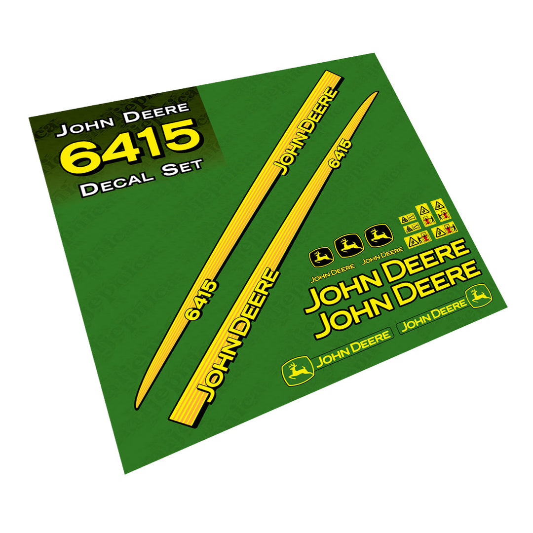 John Deere 6415 tractor decal aufkleber adesivo sticker set replacement decal set