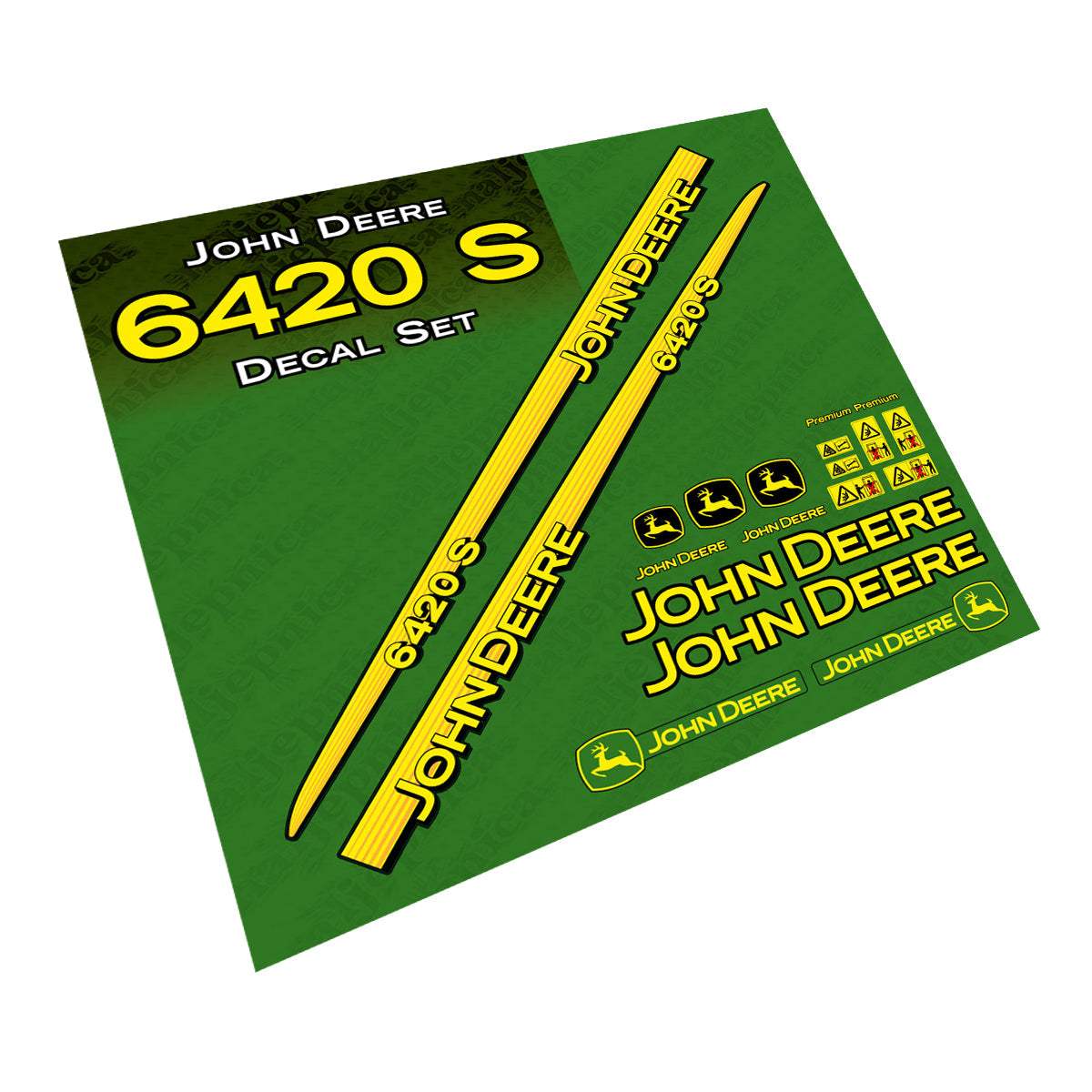 John Deere 6420 S tractor decal aufkleber adesivo sticker set replacement decal set