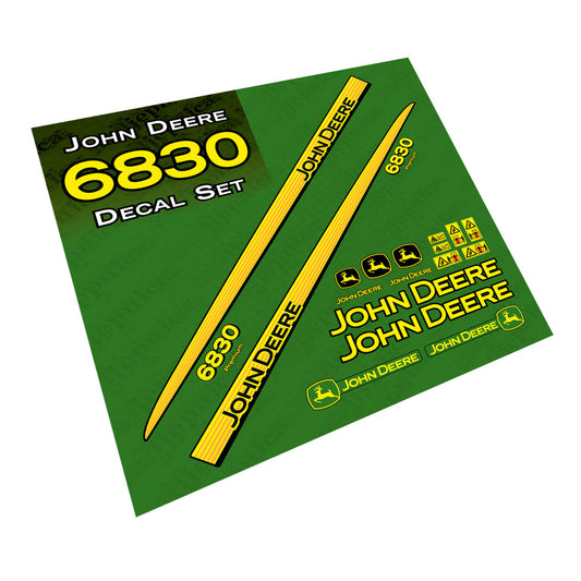 John Deere 6830 tractor decal adesivo aufkleber sticker set replacement decal set