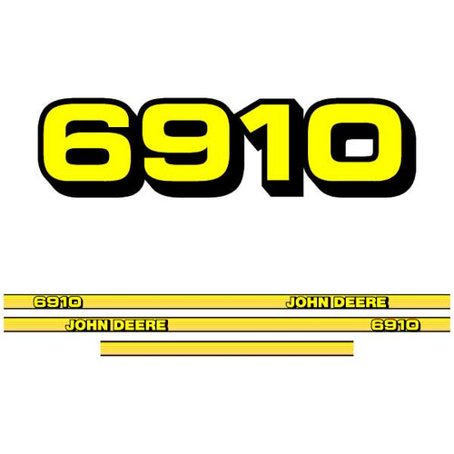 John Deere 6910 tractor decal aufkleber adesivo sticker set replacement decal set