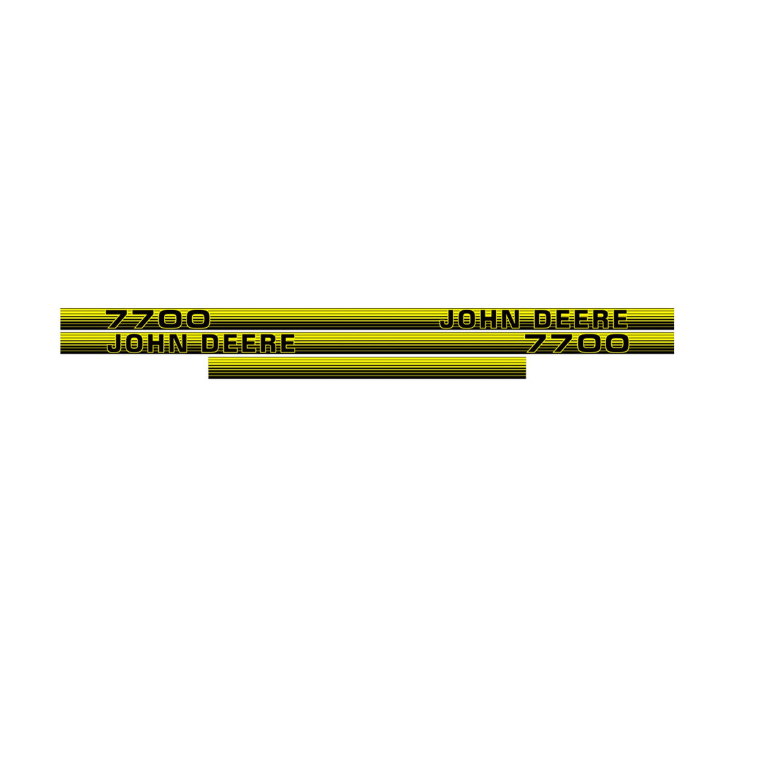 John Deere 7700 Tractor Decal (Sticker) Set replacement decal set