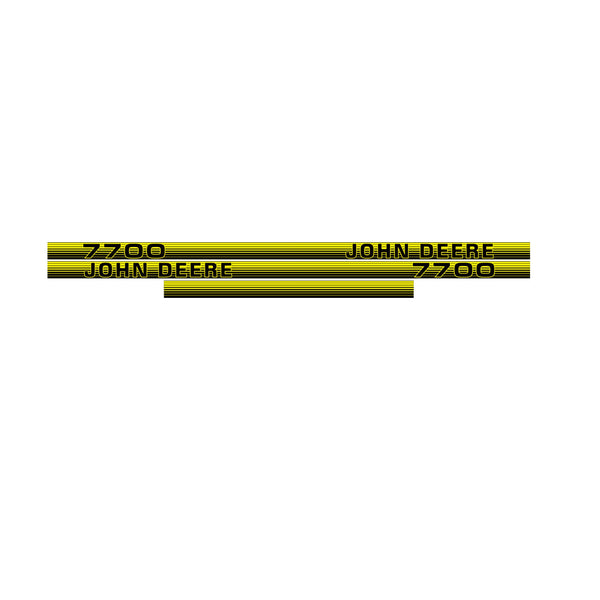 John Deere 7700 Tractor Decal (Sticker) Set replacement decal set