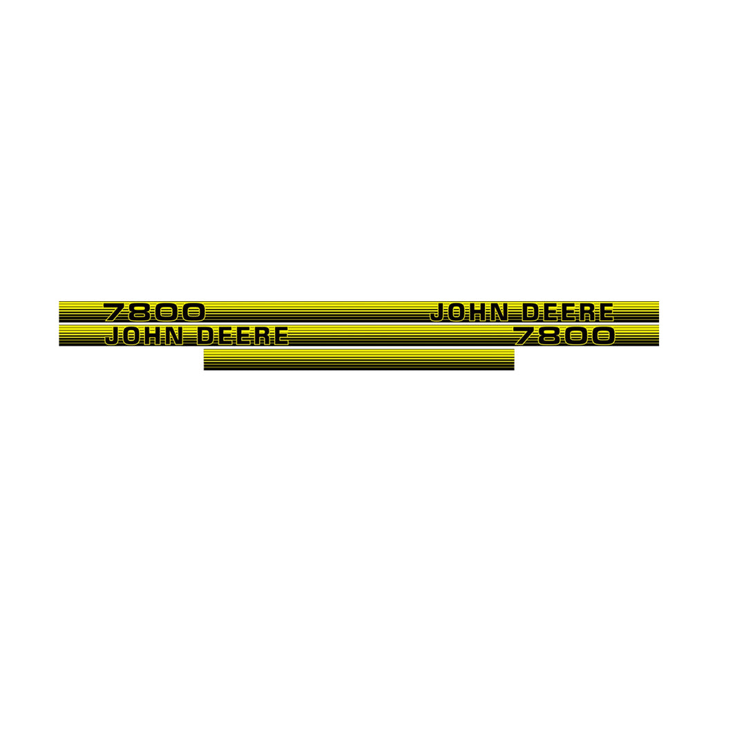 John Deere 7800 Tractor Decal (Sticker) Set replacement decal set