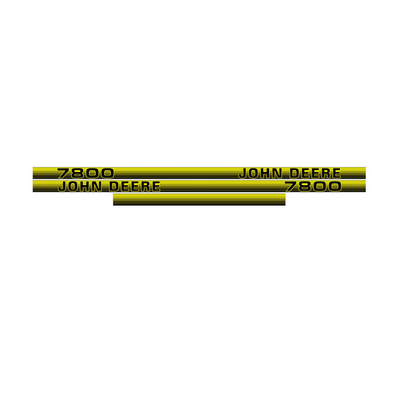 John Deere 7800 Tractor Decal (Sticker) Set replacement decal set