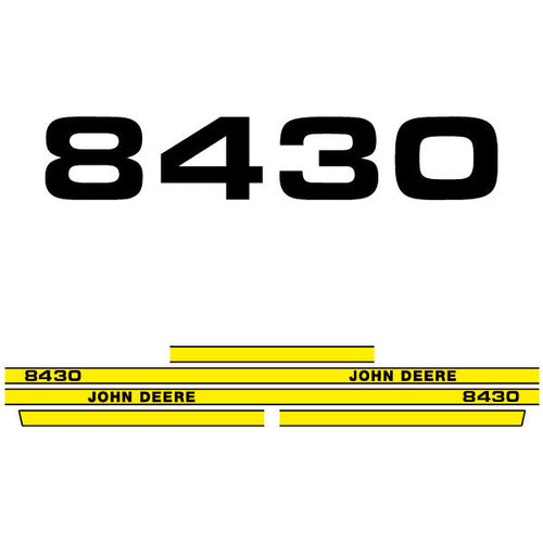John Deere 8430 tractor decal aufkleber adesivo sticker set replacement decal set