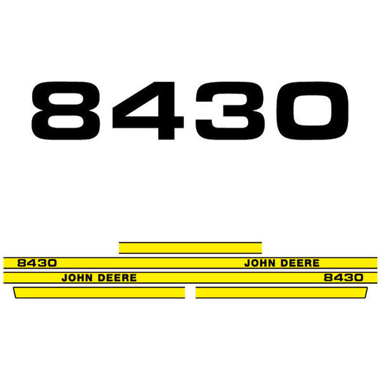 John Deere 8430 tractor decal aufkleber adesivo sticker set replacement decal set