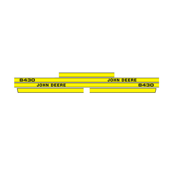 John Deere 8430 Tractor Decal (Sticker) Set replacement decal set