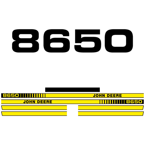 John Deere 8650 tractor decal aufkleber adesivo sticker set replacement decal set