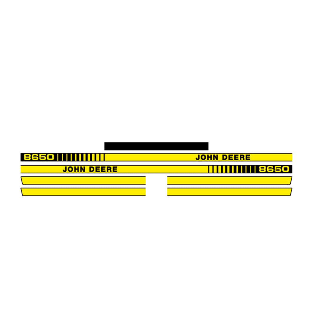 John Deere 8650 Tractor Decal (Sticker) Set replacement decal set