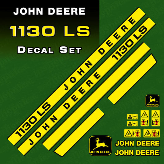 John Deere 1130 LS Tractor Decal (Sticker) Set replacement decal set